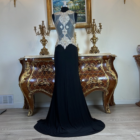 Meier Collection formal stretchy evening party prom dress - Picture 5 of 6